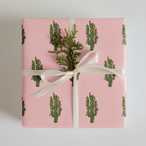 TT HOLIDAY CACTUS WRAPPING PAPER