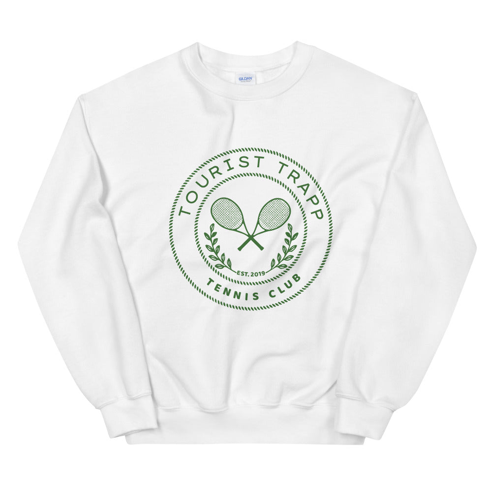 Sweatshirt Tennis Avec Logo Raquette Simple - Cadeau Pour Joueur/fan De Tennis, Coupe Classique, 241g - Tenue Décontractée Sportive - 11